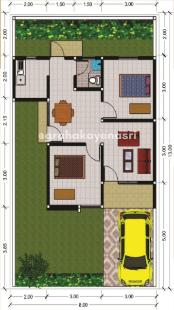 Layout Tipe 45